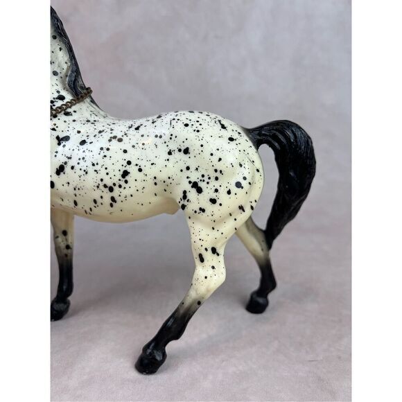 Vintage Breyer Glossy Western Prancing Horse #115 Cheyenne Leopard Appaloosa ‘63 - Picture 9 of 13